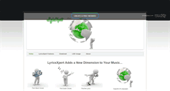 Desktop Screenshot of lyricsxpert.com